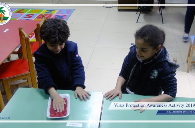 I.S.K | American Division - virus protection awareness activity (KG 2A) 2019/2020