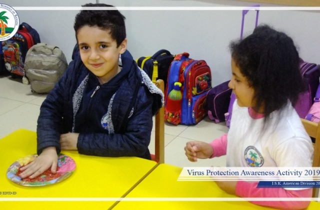 I.S.K | American Division - Virus Protection Awareness Activity (KG 2B) 2019-2020