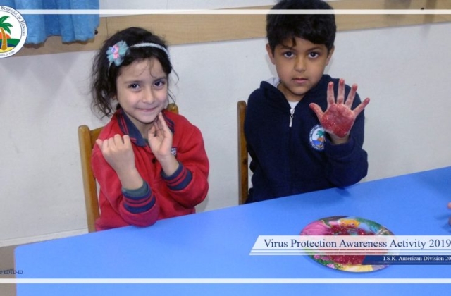 I.S.K | American Division - Virus Protection Awareness Activity (KG 2B) 2019-2020