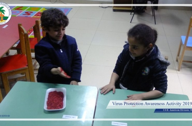 I.S.K | American Division - virus protection awareness activity (KG 2A) 2019/2020