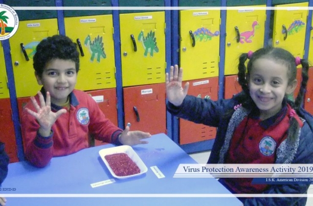 I.S.K | American Division - virus protection awareness activity (KG 2A) 2019/2020