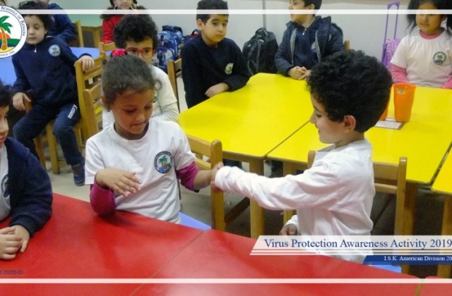 I.S.K | American Division - Virus Protection Awareness Activity (KG 2B) 2019-2020