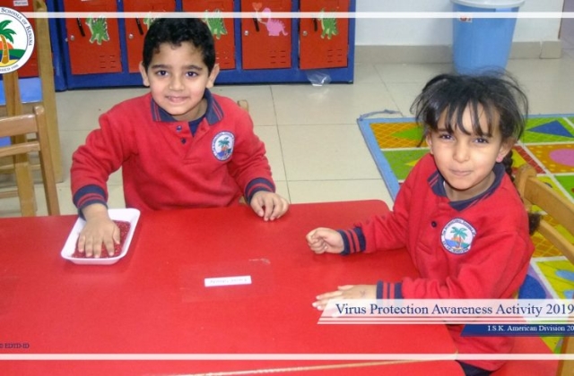 I.S.K | American Division - virus protection awareness activity (KG 2A) 2019/2020