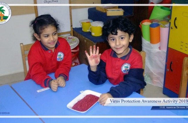 I.S.K | American Division - virus protection awareness activity (KG 2A) 2019/2020