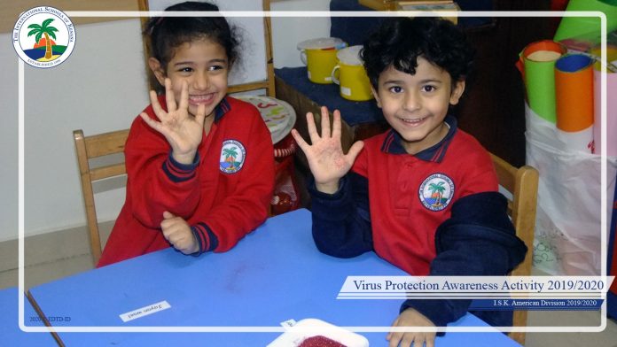 I.S.K | American Division - virus protection awareness activity (KG 2A) 2019/2020