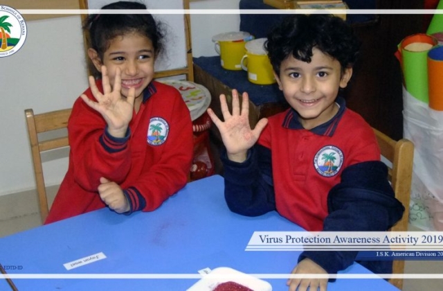 I.S.K | American Division - virus protection awareness activity (KG 2A) 2019/2020