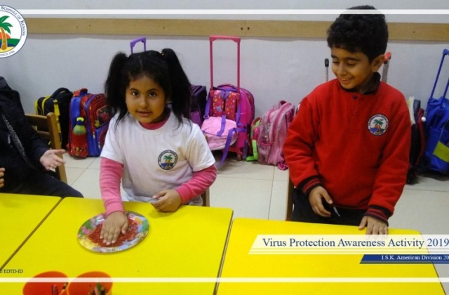 I.S.K | American Division - Virus Protection Awareness Activity (KG 2B) 2019-2020