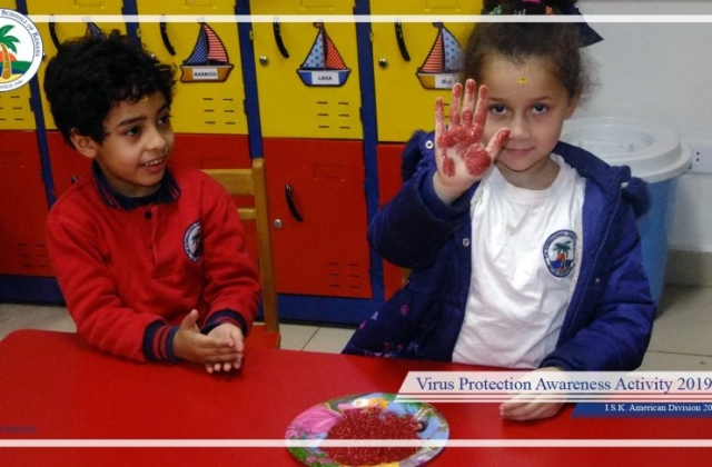 I.S.K | American Division - Virus Protection Awareness Activity (KG 2B) 2019-2020