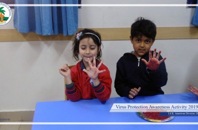 I.S.K | American Division - Virus Protection Awareness Activity (KG 2B) 2019-2020