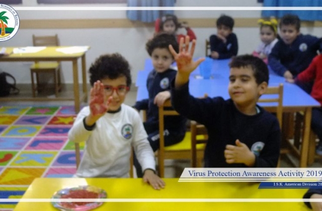 I.S.K | American Division - Virus Protection Awareness Activity (KG 2B) 2019-2020