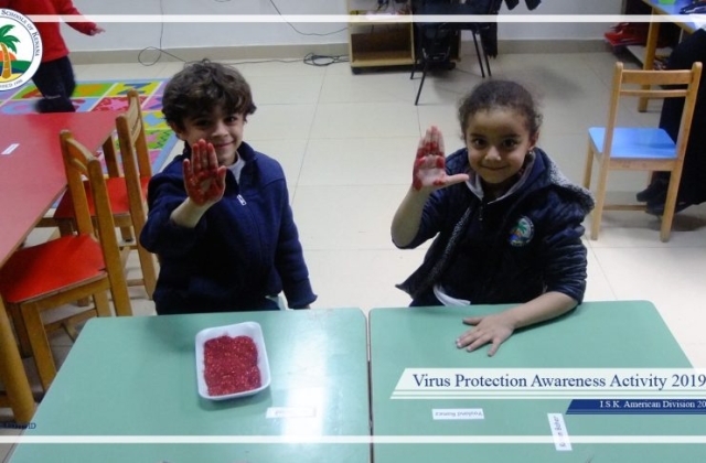 I.S.K | American Division - virus protection awareness activity (KG 2A) 2019/2020