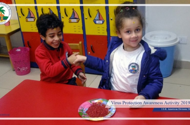 I.S.K | American Division - Virus Protection Awareness Activity (KG 2B) 2019-2020