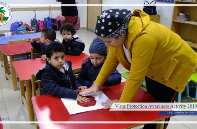 I.S.K | American Division - Virus Protection Awareness Activity (Pre-K) 2019-2020