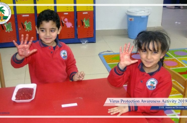 I.S.K | American Division - virus protection awareness activity (KG 2A) 2019/2020