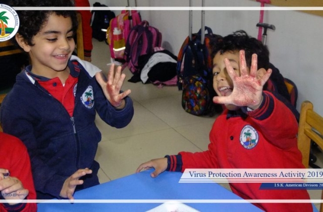 I.S.K | American Division - virus protection awareness activity (KG 2A) 2019/2020