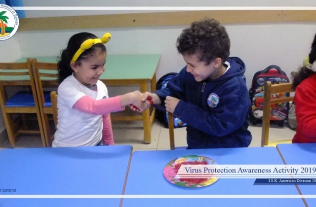 I.S.K | American Division - Virus Protection Awareness Activity (KG 2B) 2019-2020