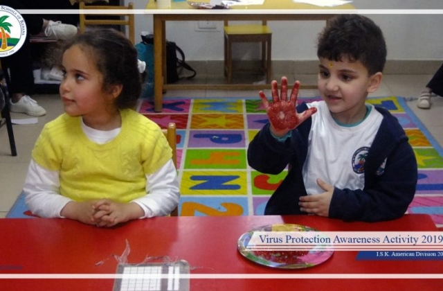 I.S.K | American Division - Virus Protection Awareness Activity (KG 2B) 2019-2020