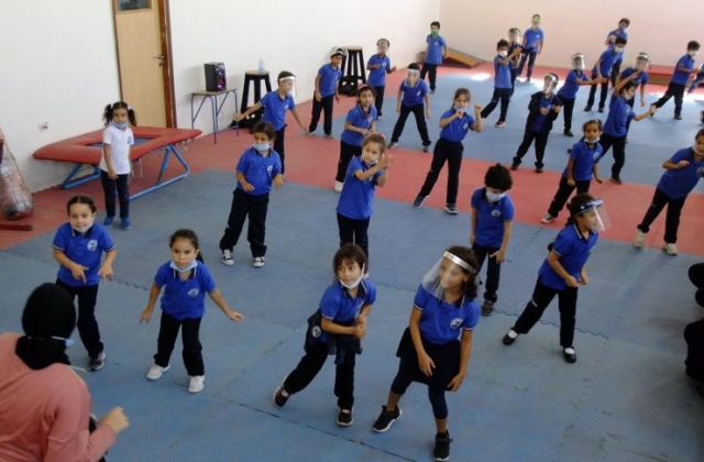 I.S.K - American Division |It's Zumba Time Grade 1 Students Enjoyed Their Time During The Zumba Class 2020-2021