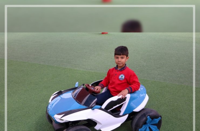 I.S.K | American Division | Students having fun riding the cars KG 2 | 2022-2023