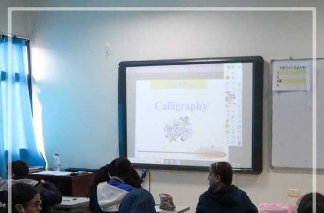 I.S.K | American Division | Pencils up! ISK students have put pencils to paper to participate in "Calligraphy Contest" to promote good penmanship and celebrate handwriting.