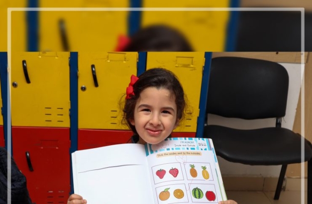 I.S.K | American Division | "Inside and Outside Fruits" Activity - Pre KG | 2022-2023