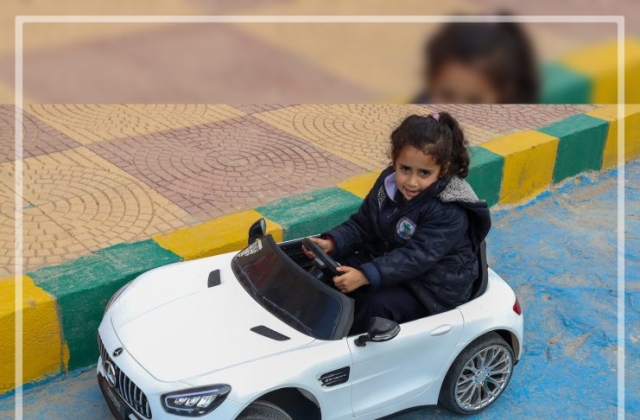 I.S.K | American Division | "Students having fun riding the cars" KG 1A | 2022-2023 | 2022-2023