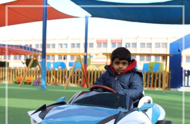 I.S.K | American Division | "Students having fun riding the cars" - KG 1A | 2022-2023