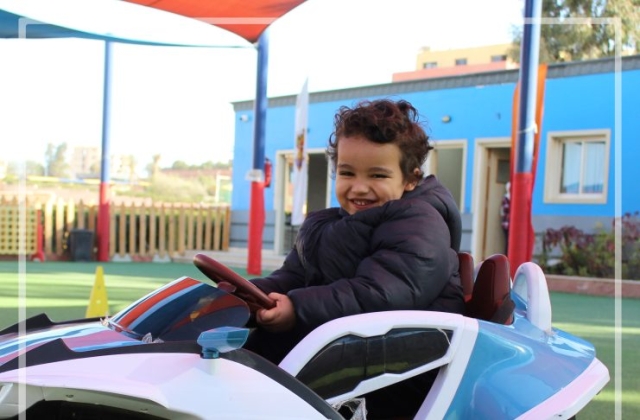 I.S.K | American Division | "Students having fun riding the cars" - KG 1A | 2022-2023