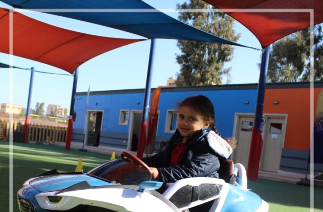 I.S.K | American Division | "Students having fun riding the cars" - KG 1A | 2022-2023