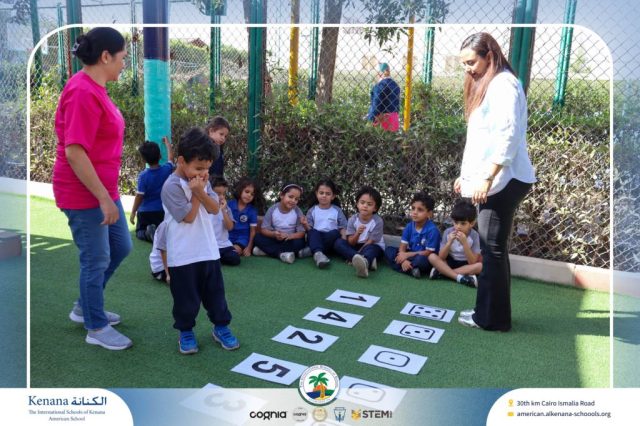 I.S.K. American School | Math Activity ( Count , Think , Match) – KG 1A | 2025-2026