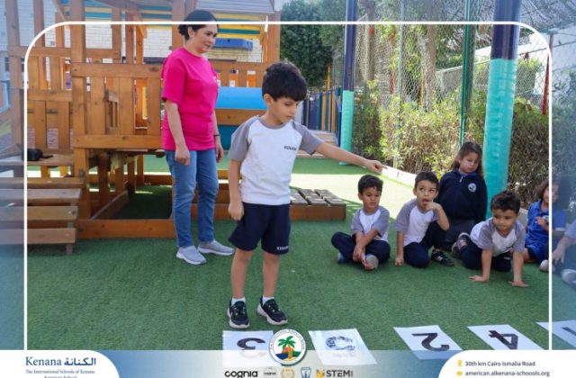 I.S.K. American School | Math Activity ( Count , Think , Match) – KG 1A | 2025-2026
