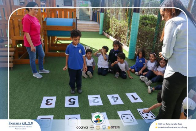 I.S.K. American School | Math Activity ( Count , Think , Match) – KG 1A | 2025-2026