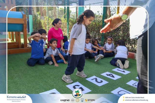 I.S.K. American School | Math Activity ( Count , Think , Match) – KG 1A | 2025-2026