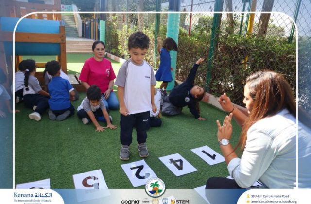 I.S.K. American School | Math Activity ( Count , Think , Match) – KG 1A | 2025-2026