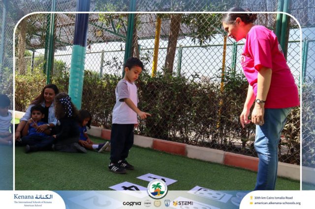 I.S.K. American School | Math Activity ( Count , Think , Match) – KG 1A | 2025-2026