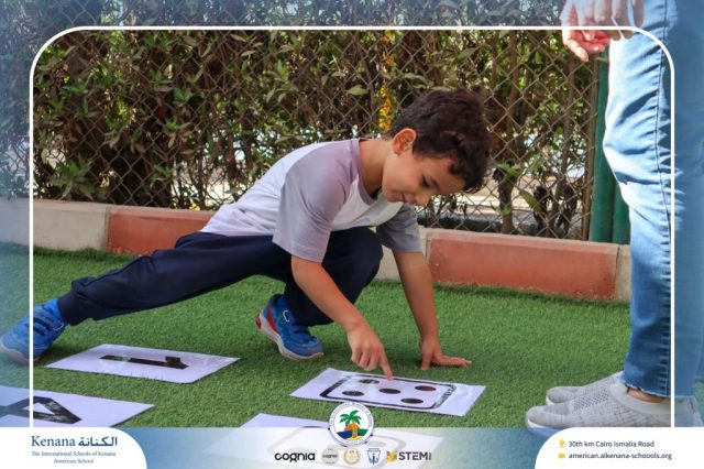 I.S.K. American School | Math Activity (Count , Think , Match) – KG 1A | 2025-2026