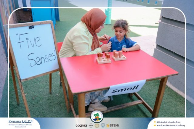 I.S.K. American School | English Activity (Five Senses) – Pre-K | 2025-2026