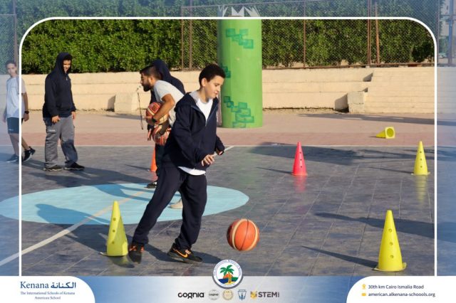 I.S.K American School | P.E Activity – Fitness & Basketball – Grade 8A | 2025-2026