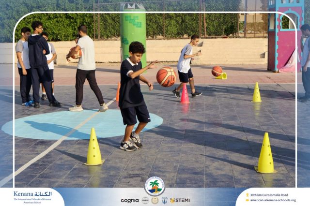 I.S.K American School | P.E Activity – Fitness & Basketball – Grade 8A | 2025-2026