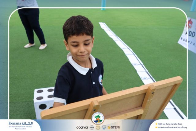 I.S.K. American School | Math Activity –Addition using Number Line - Grade 1 A, B | 2025-2026