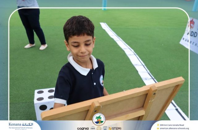 I.S.K. American School | Math Activity –Addition using Number Line - Grade 1 A, B | 2025-2026
