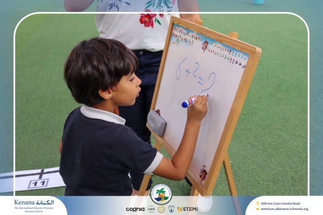 I.S.K. American School | Math Activity –Addition using Number Line - Grade 1 A, B | 2025-2026