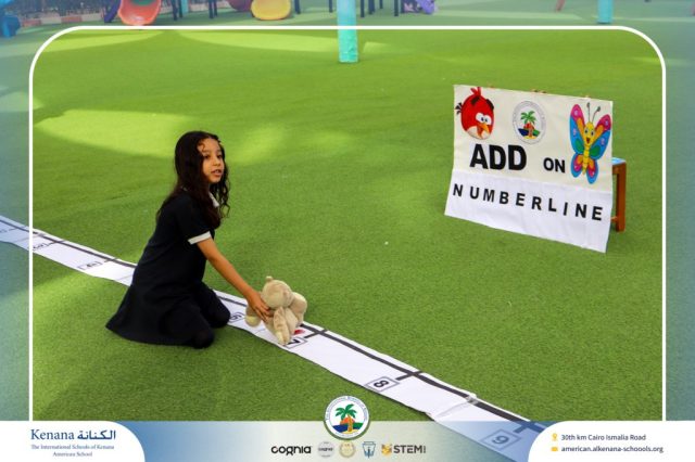 I.S.K. American School | Math Activity –Addition using Number Line - Grade 1 A, B | 2025-2026