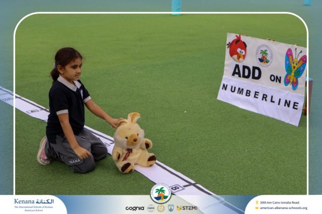 I.S.K. American School | Math Activity –Addition using Number Line - Grade 1 A, B | 2025-2026