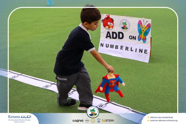 I.S.K. American School | Math Activity –Addition using Number Line - Grade 1 A, B | 2025-2026