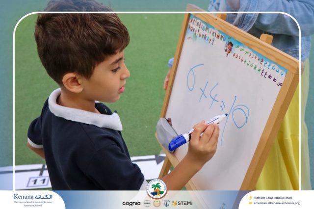 I.S.K. American School | Math Activity –Addition using Number Line - Grade 1 A, B | 2025-2026