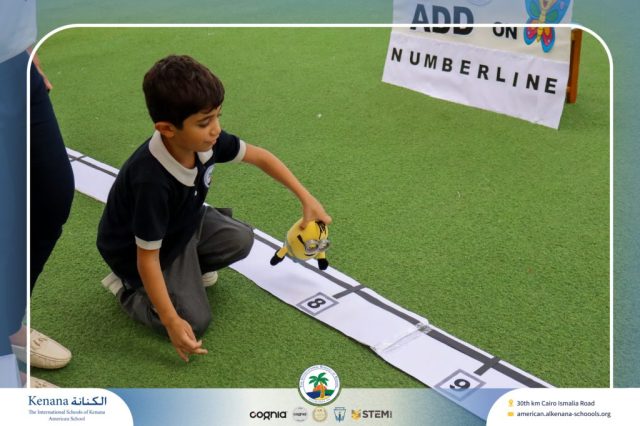 I.S.K. American School | Math Activity –Addition using Number Line - Grade 1 A, B | 2025-2026