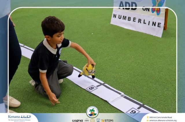 I.S.K. American School | Math Activity –Addition using Number Line - Grade 1 A, B | 2025-2026