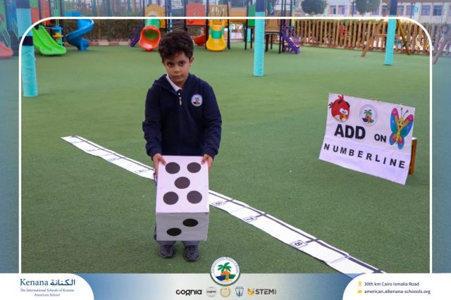 I.S.K. American School | Math Activity –Addition using Number Line - Grade 1 A, B | 2025-2026