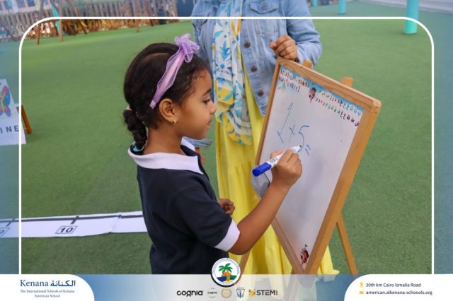 I.S.K. American School | Math Activity –Addition using Number Line - Grade 1 A, B | 2025-2026